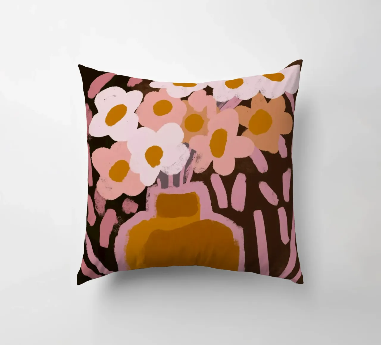 Pastel Flower Impression No 4 cuscino da treechild