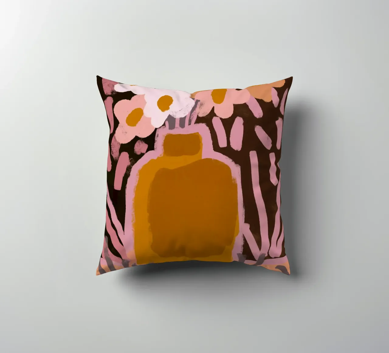 Pastel Flower Impression No 4 cuscino da treechild