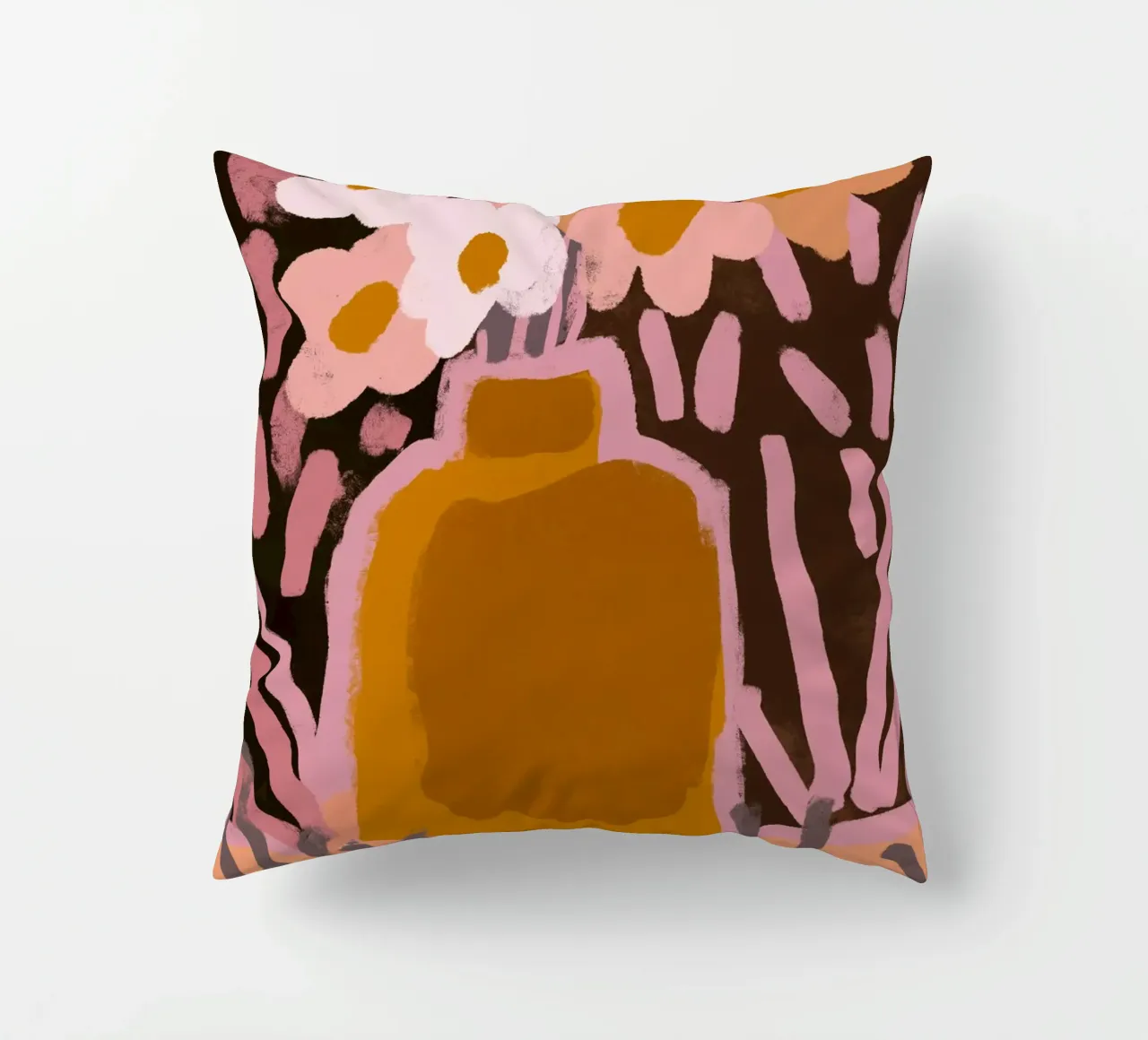 Pastel Flower Impression No 4 cuscino da treechild