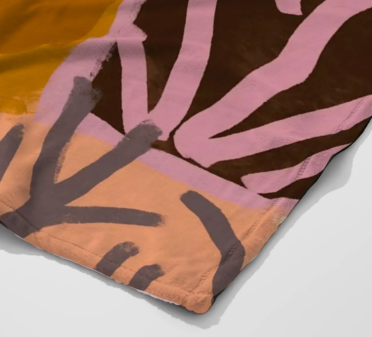 Pastel Flower Impression No 4 coperta in pile da treechild