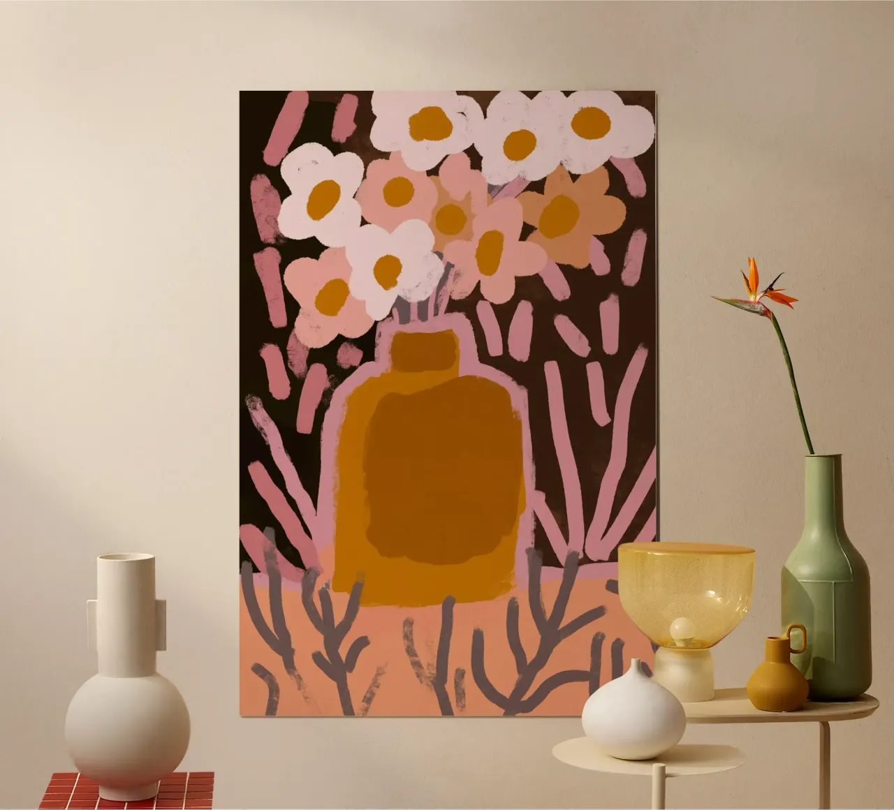 Pastel Flower Impression No 4 poster da treechild