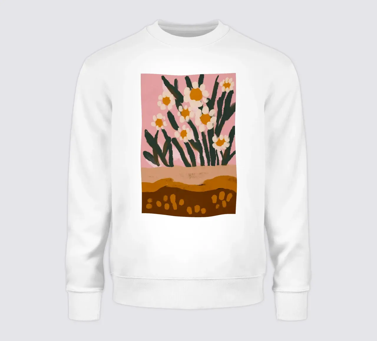 Pastel Flower Impression No 3 felpa da treechild