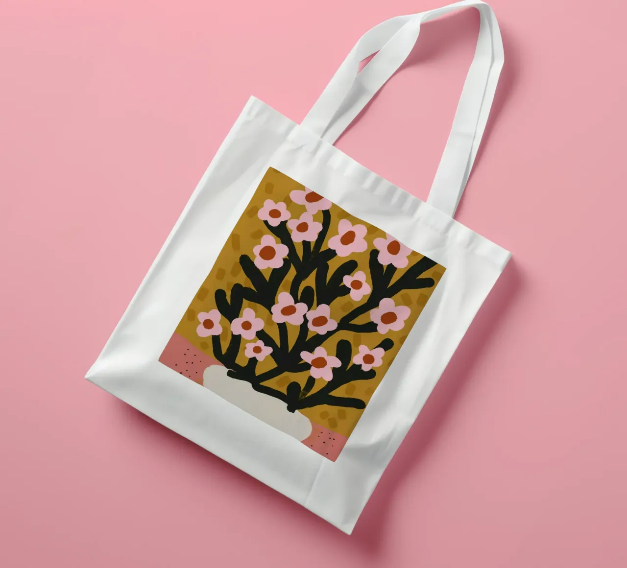 Pastel Flower Impression No 2 tote bag by treechild