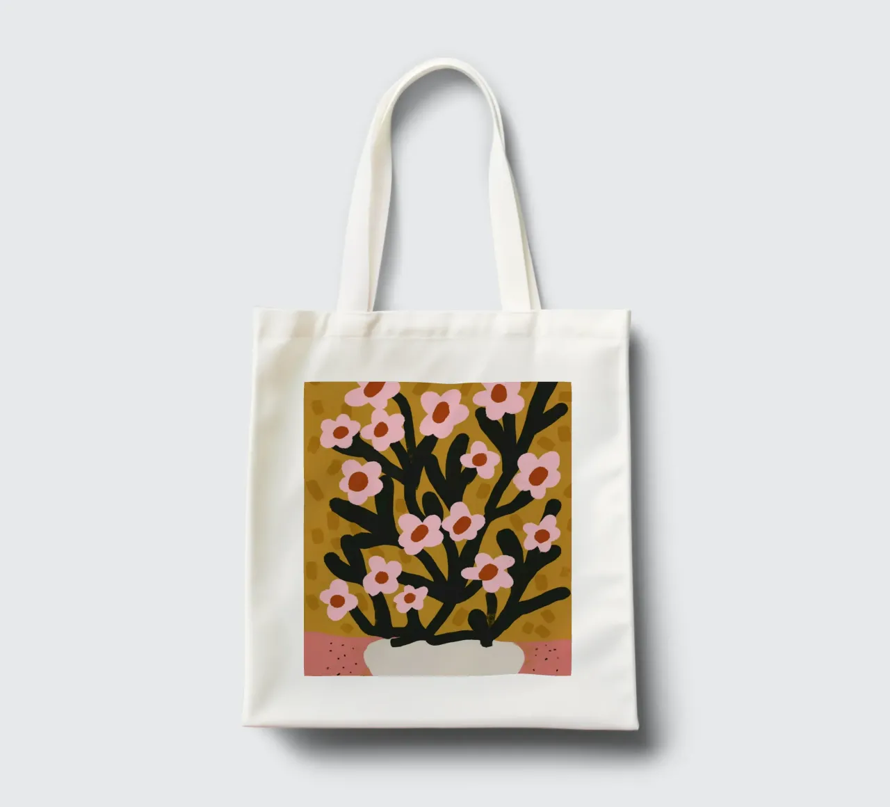 Pastel Flower Impression No 2 tote bag by treechild