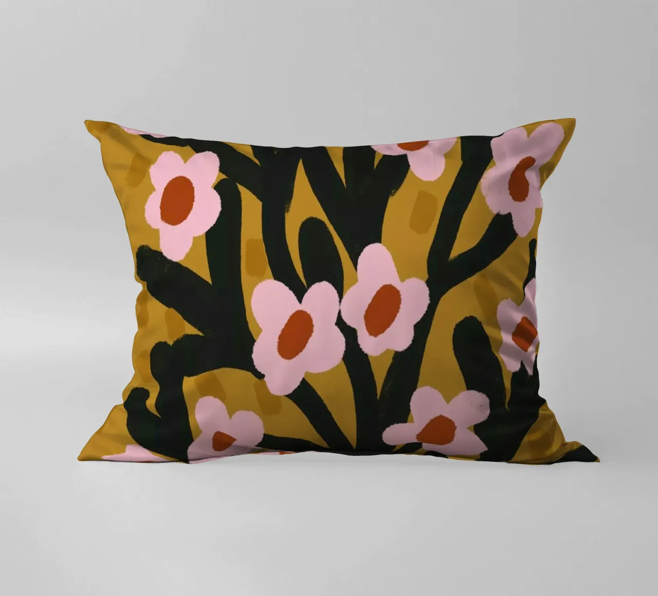 Pastel Flower Impression No 2 cuscino da treechild