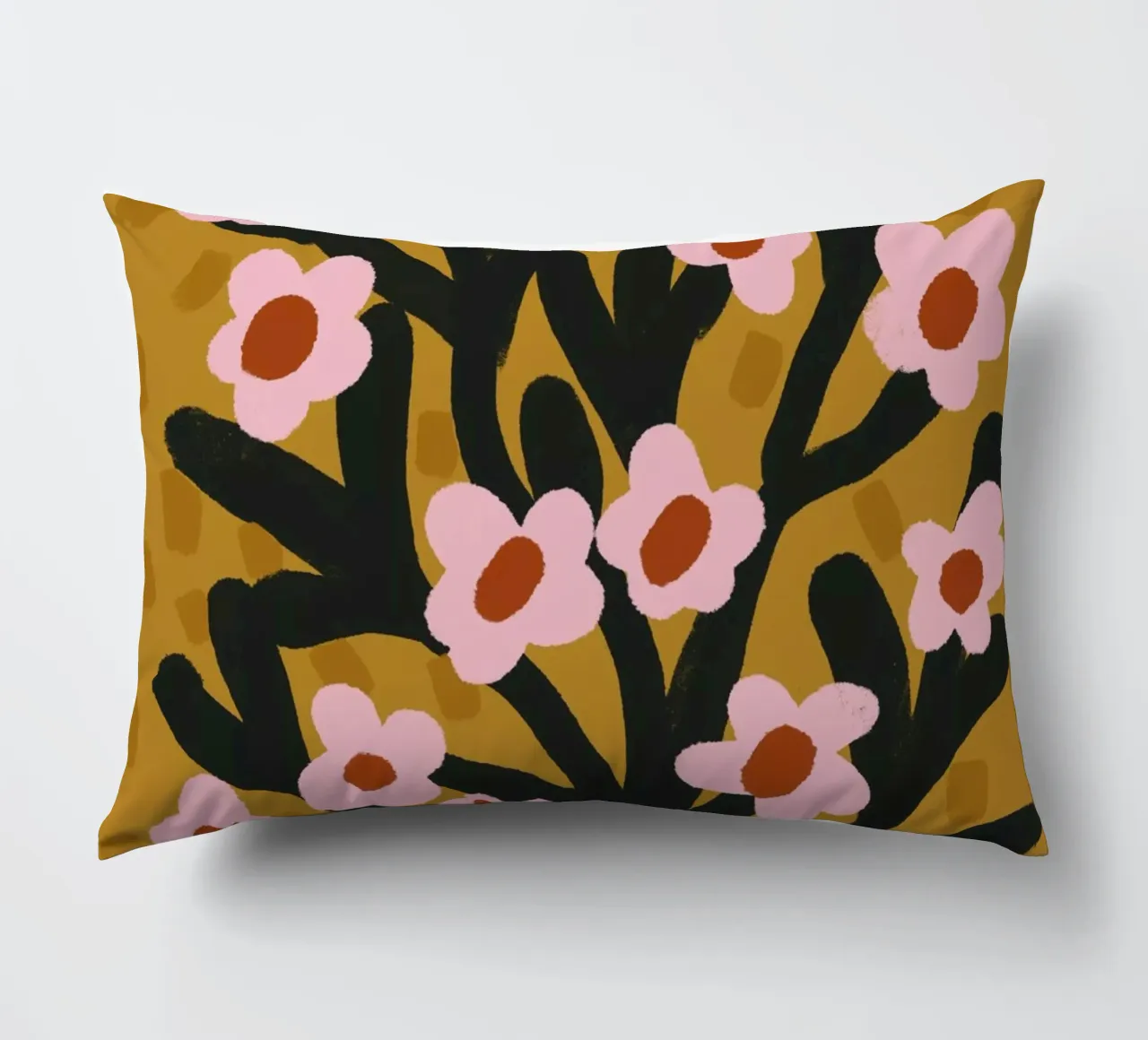 Pastel Flower Impression No 2 cuscino da treechild