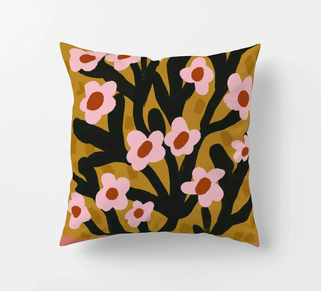 Pastel Flower Impression No 2 cuscino da treechild