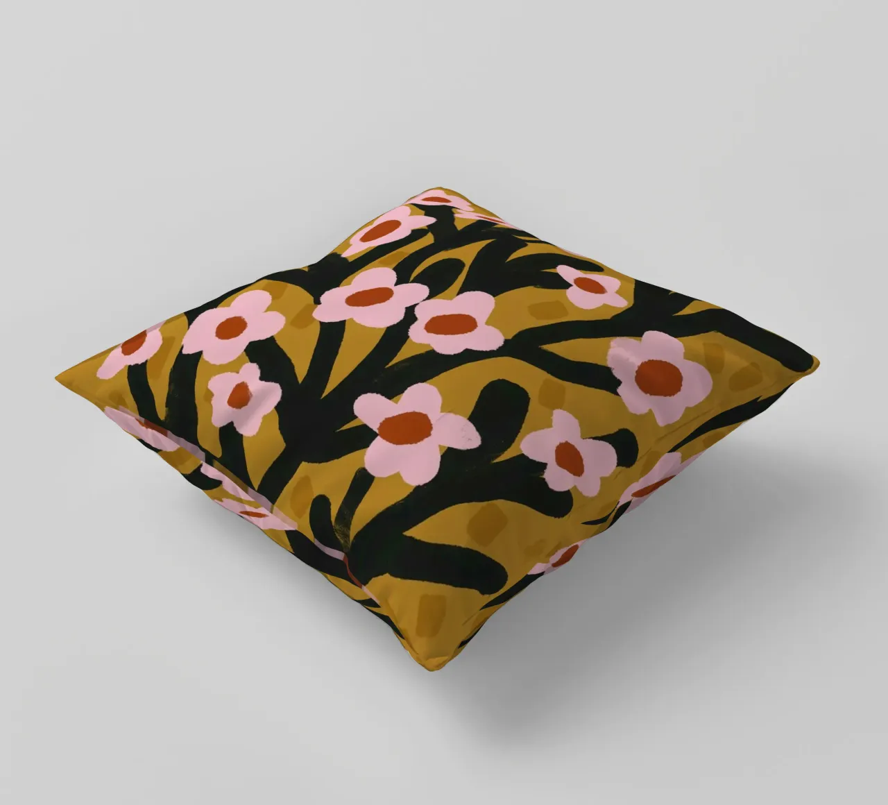 Pastel Flower Impression No 2 cuscino da treechild