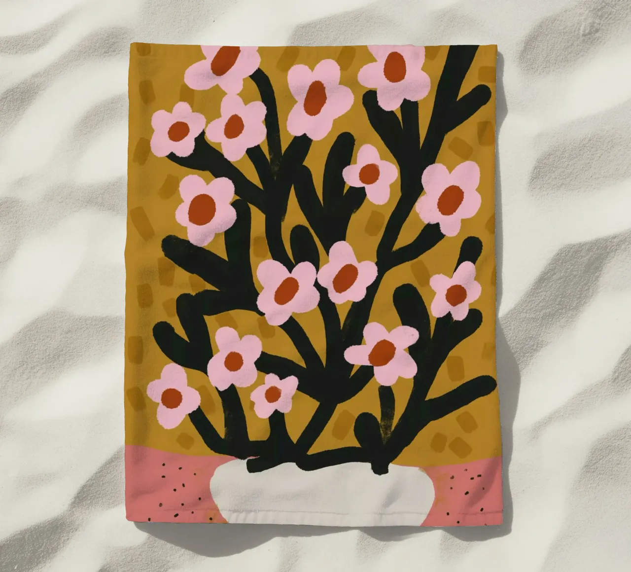 Pastel Flower Impression No 2 telo mare da treechild