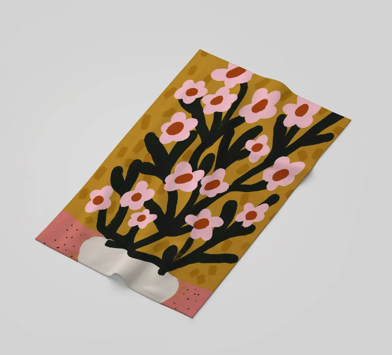 Pastel Flower Impression No 2 telo mare da treechild