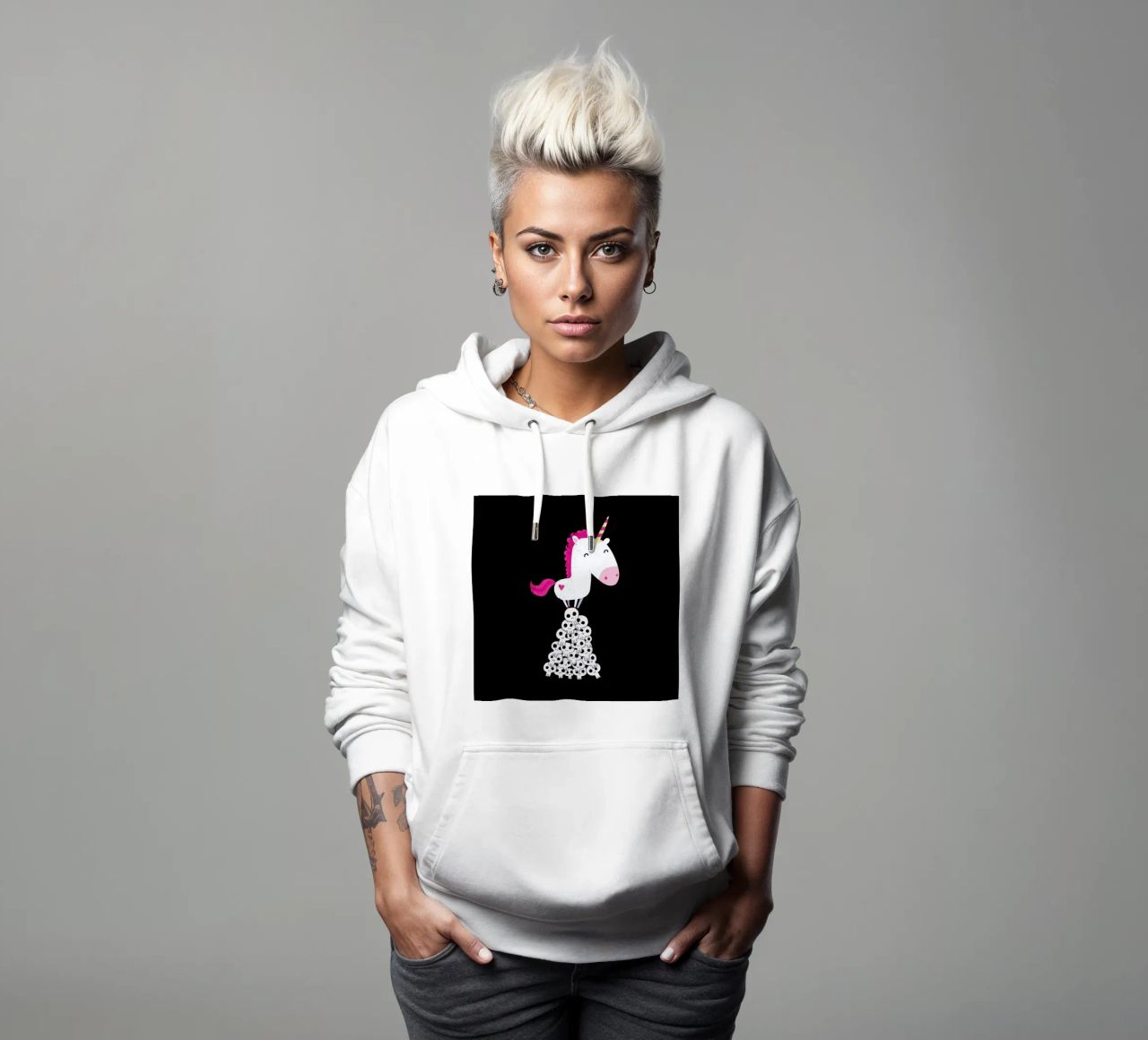 Killer Unicorn felpa con cappuccio da DinoMike