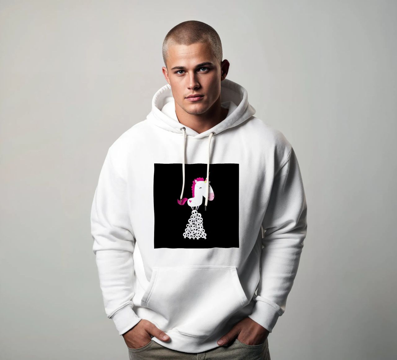 Killer Unicorn felpa con cappuccio da DinoMike