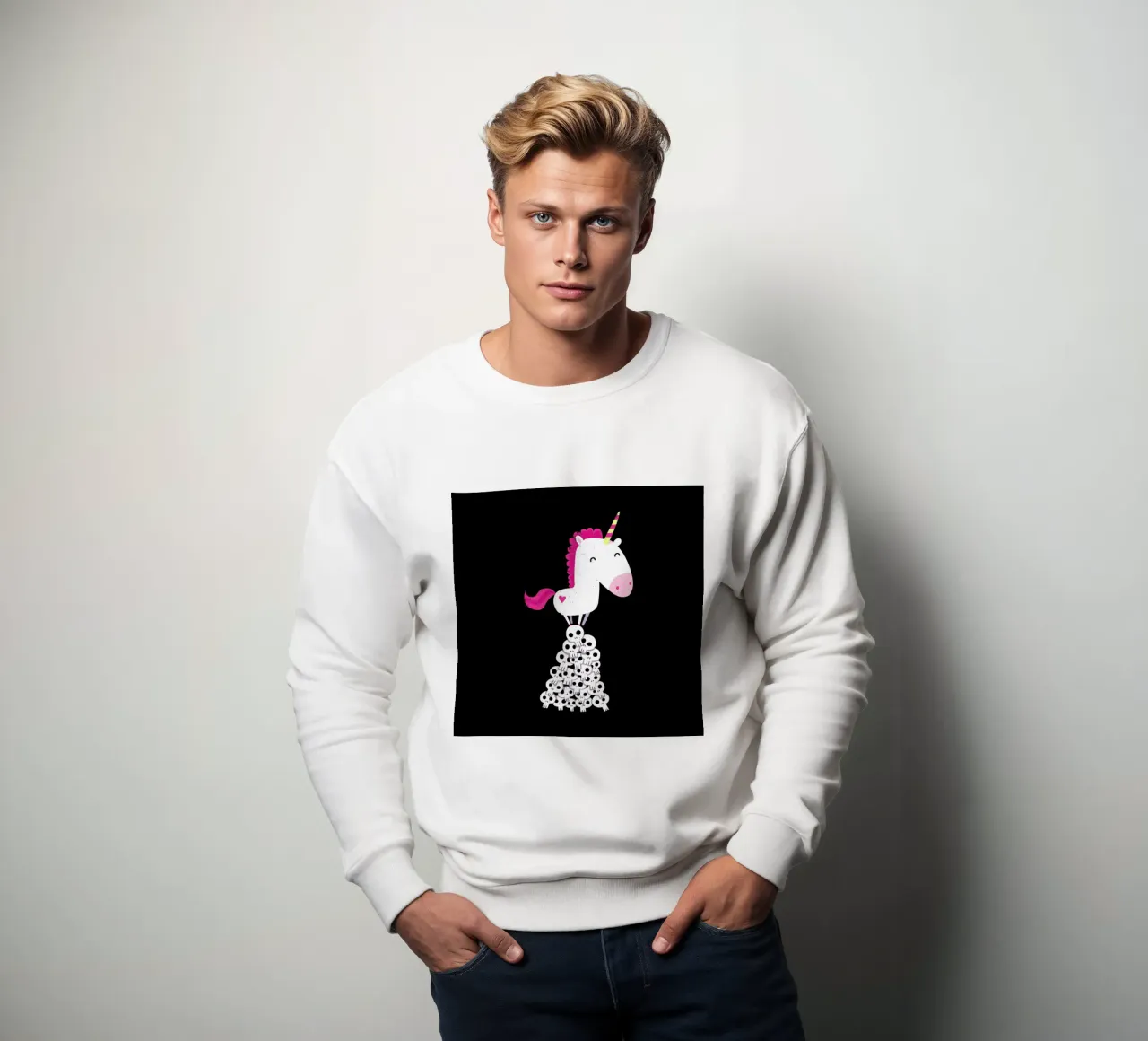 Killer Unicorn sweatshirt by DinoMike