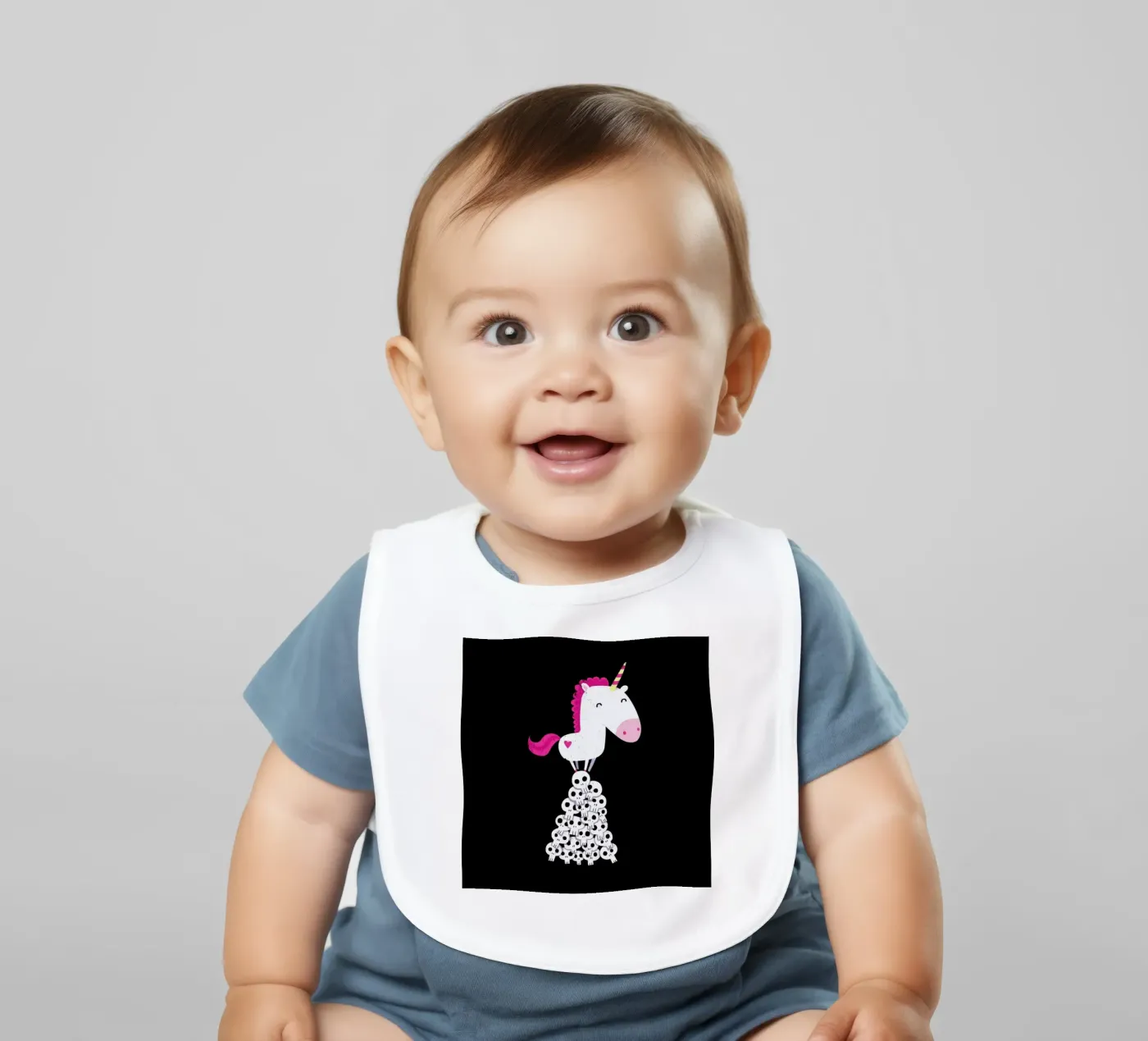 Killer Unicorn Babylätzchen von DinoMike