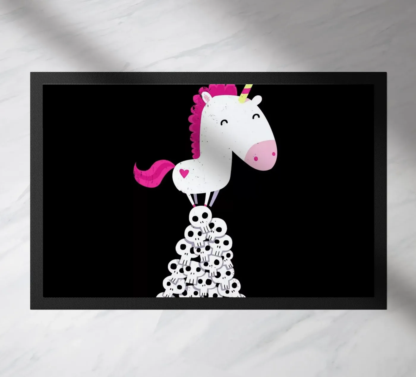 Killer Unicorn Fußmatte von DinoMike