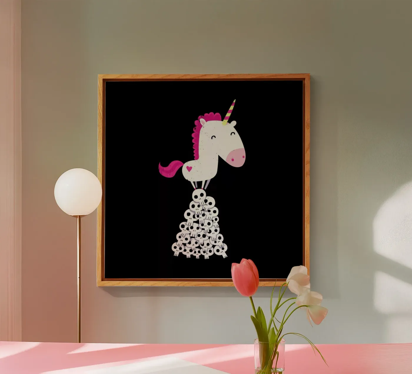 Killer Unicorn plexiglas de DinoMike