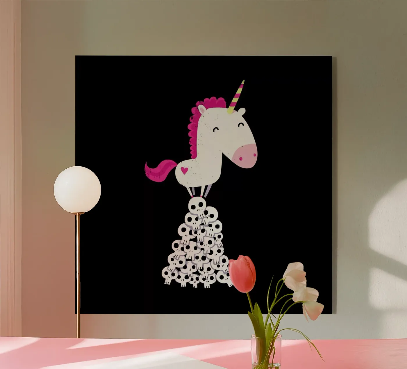 Killer Unicorn plexiglas de DinoMike