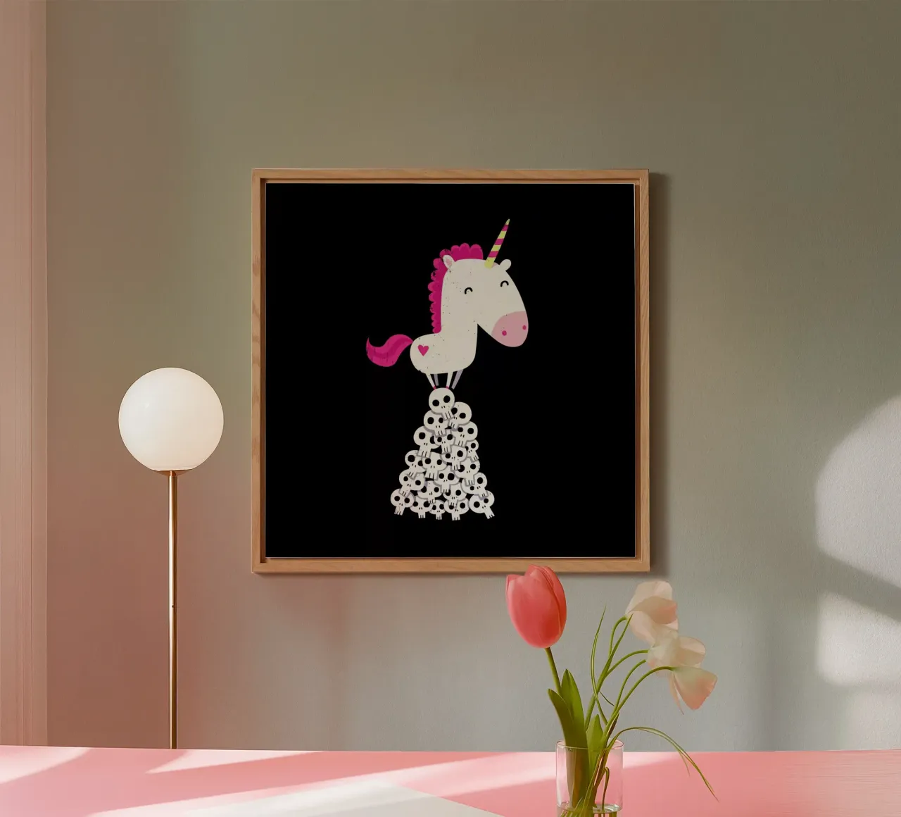 Killer Unicorn alluminio dibond da DinoMike
