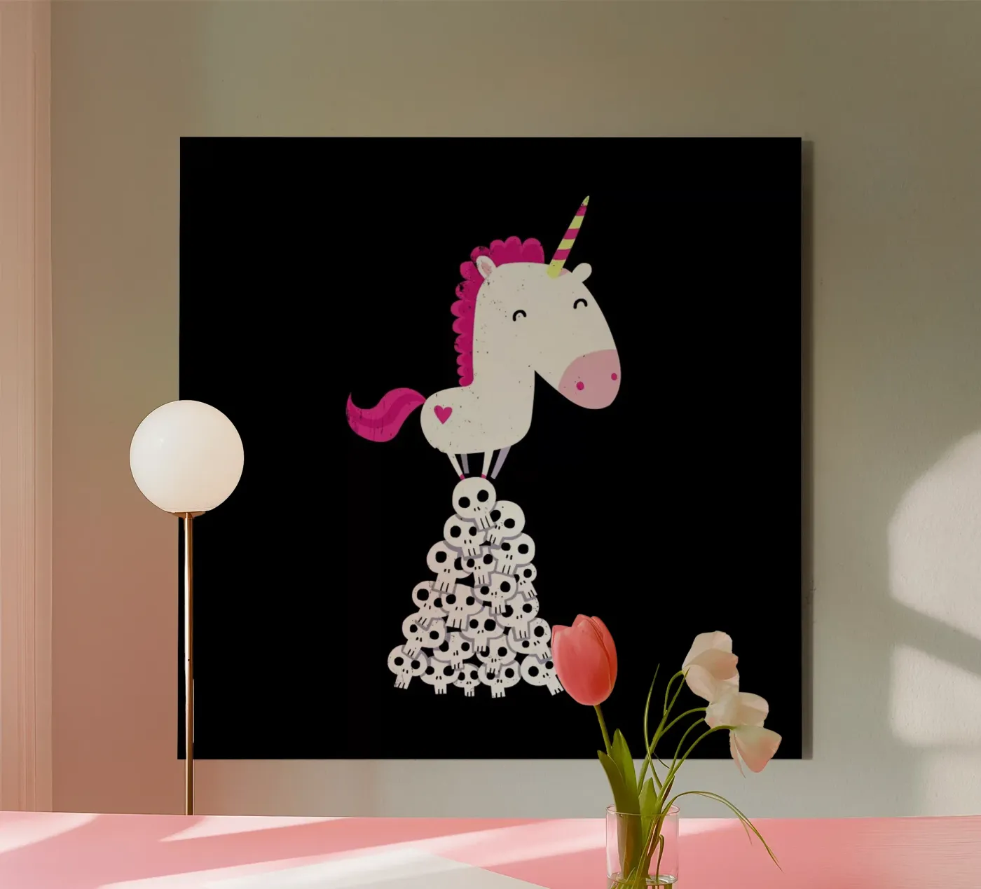 Killer Unicorn alluminio dibond da DinoMike