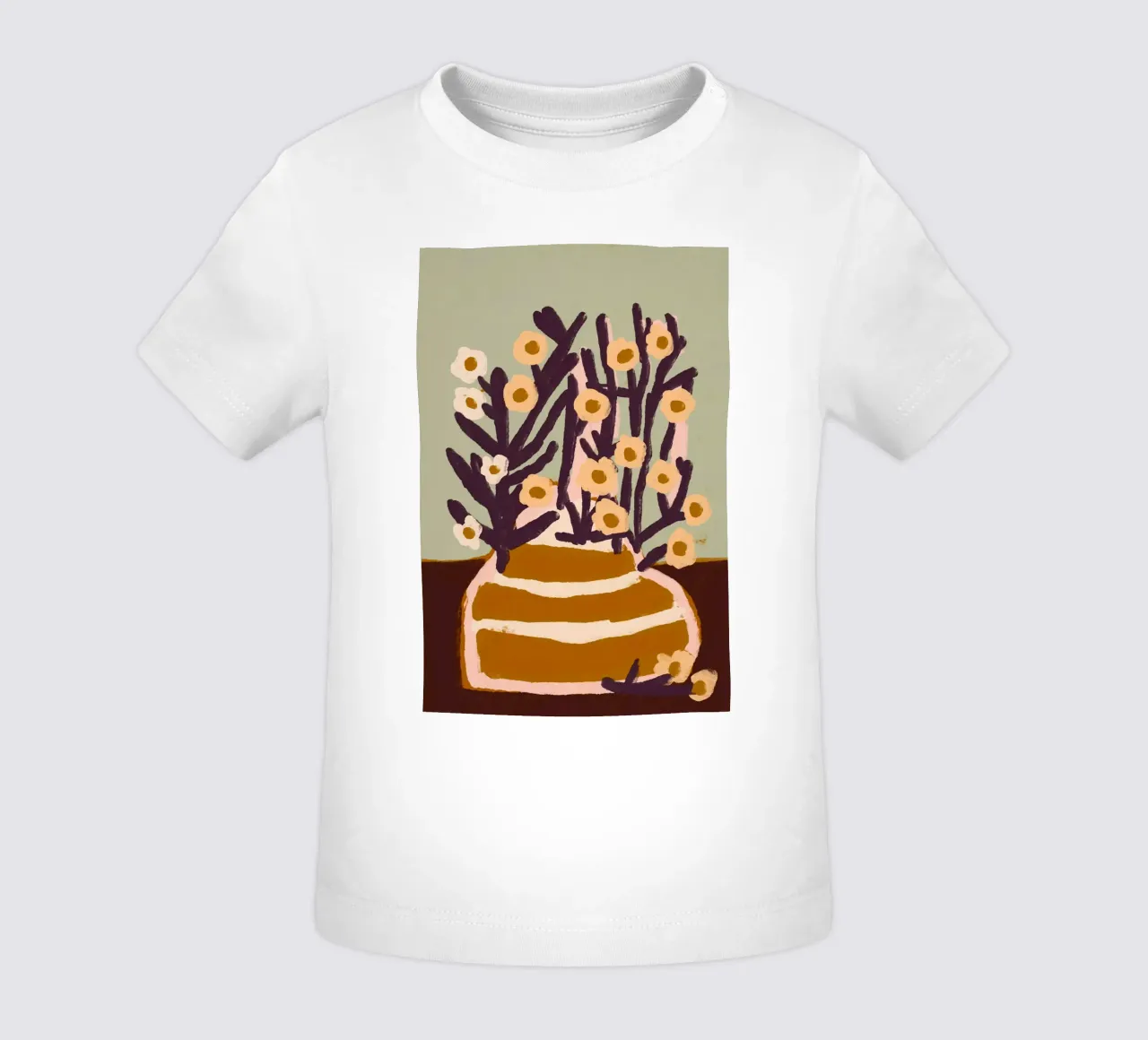 Pastel Flower Impression No 7 Baby T-Shirt von treechild