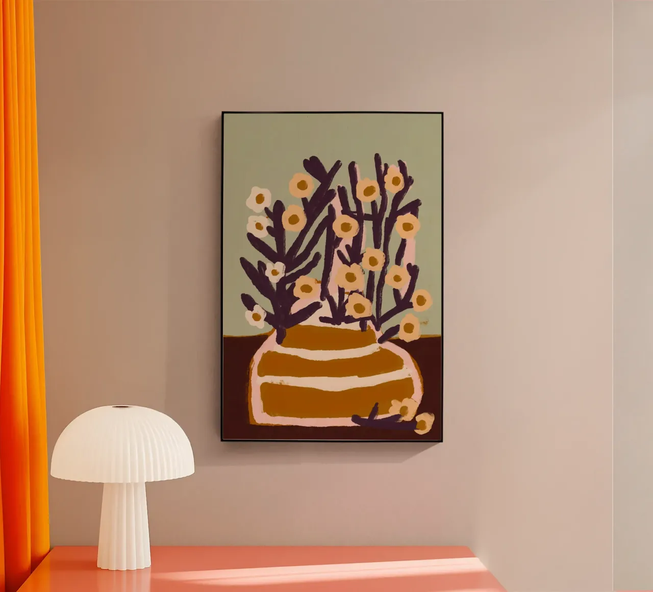 Pastel Flower Impression No 7 Acryl-Glas von treechild
