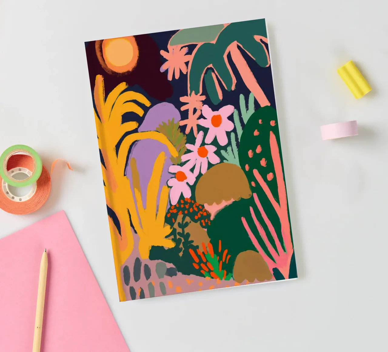 Moon Island notebook by treechild