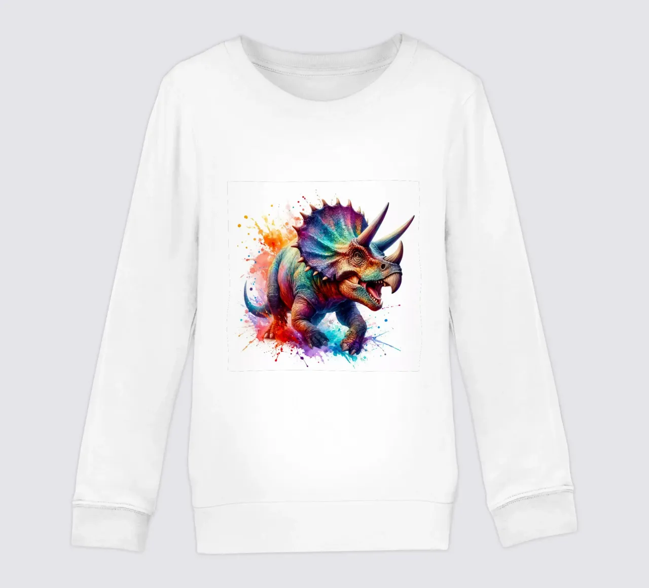 Dinosauro ad acquerello felpa bambino da 🎁 ARTVI-SHOP