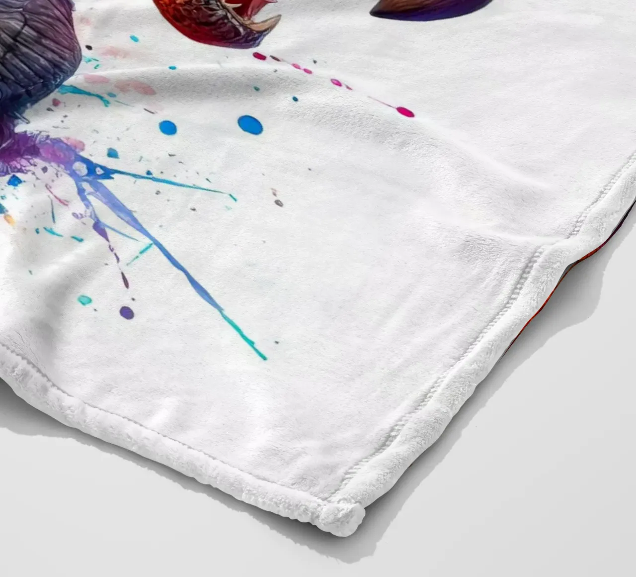 Dinosauro ad acquerello coperta in pile da 🎁 ARTVI-SHOP