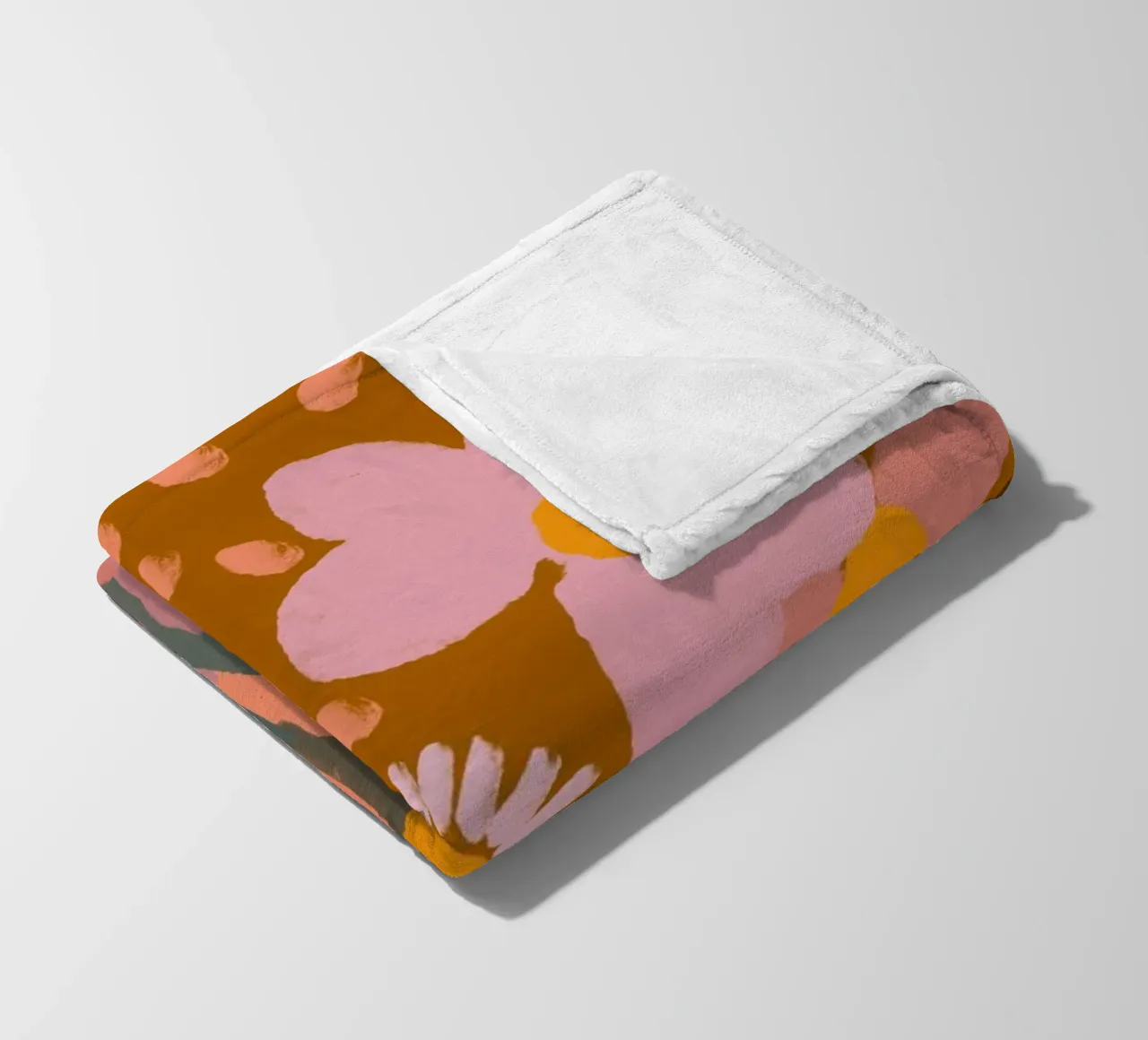 Pastel Flower Impression No 8 coperta in pile da treechild