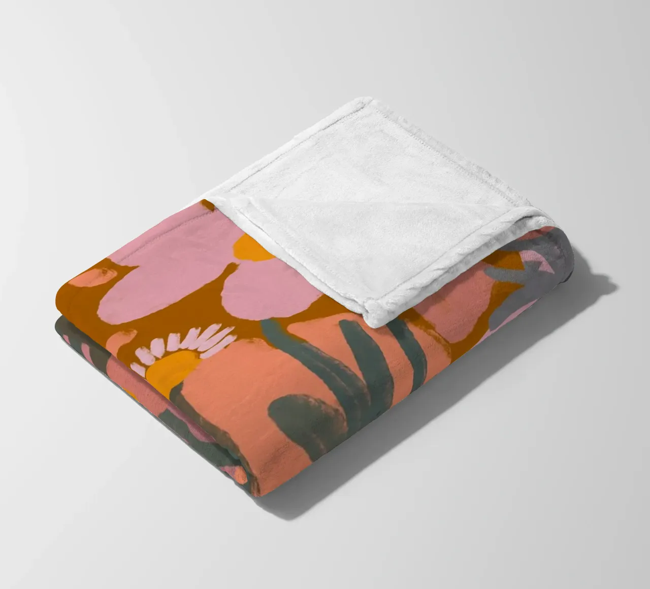 Pastel Flower Impression No 8 coperta in pile da treechild
