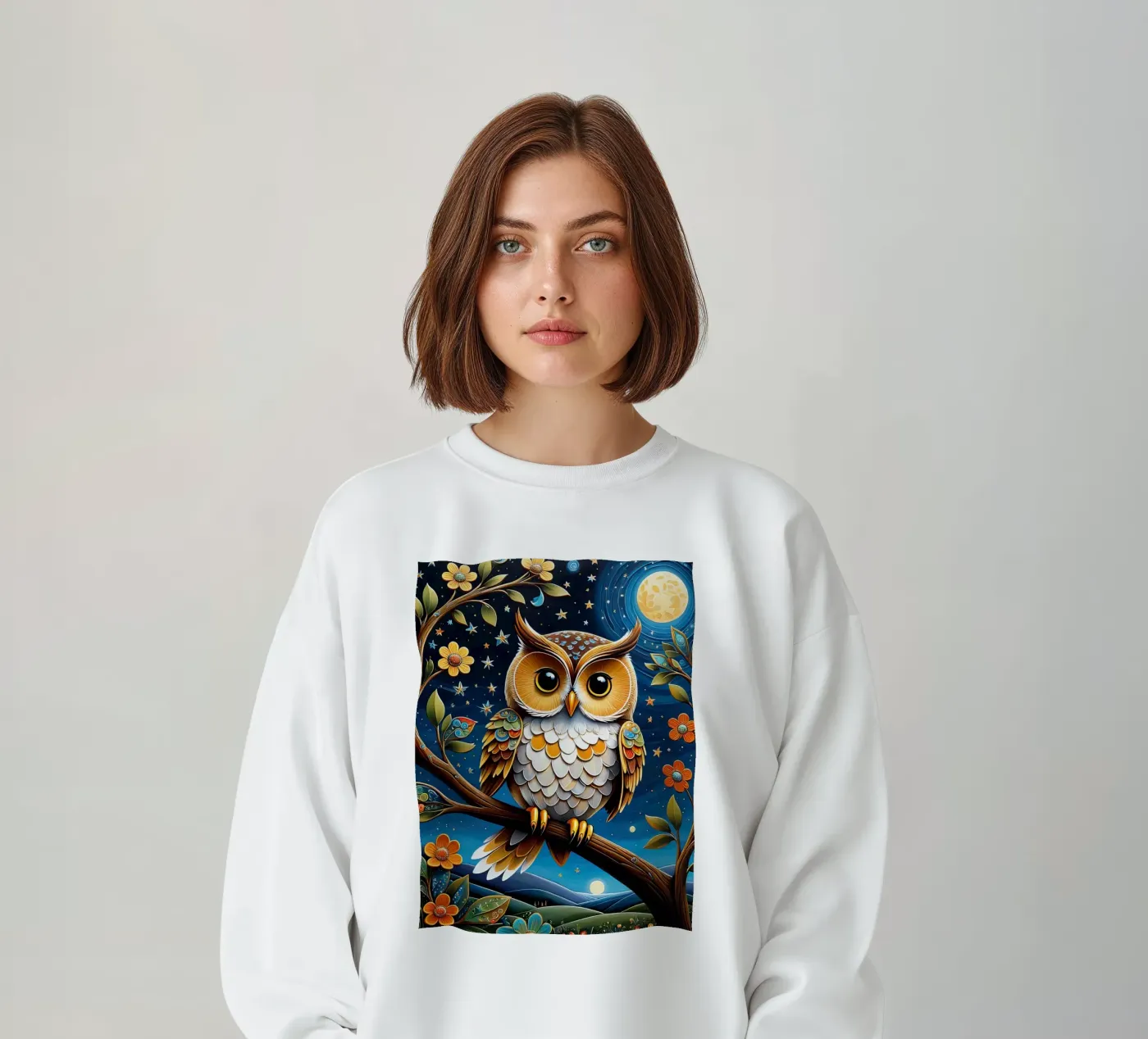 The owl Sweatshirt von 🎁 NOBELART