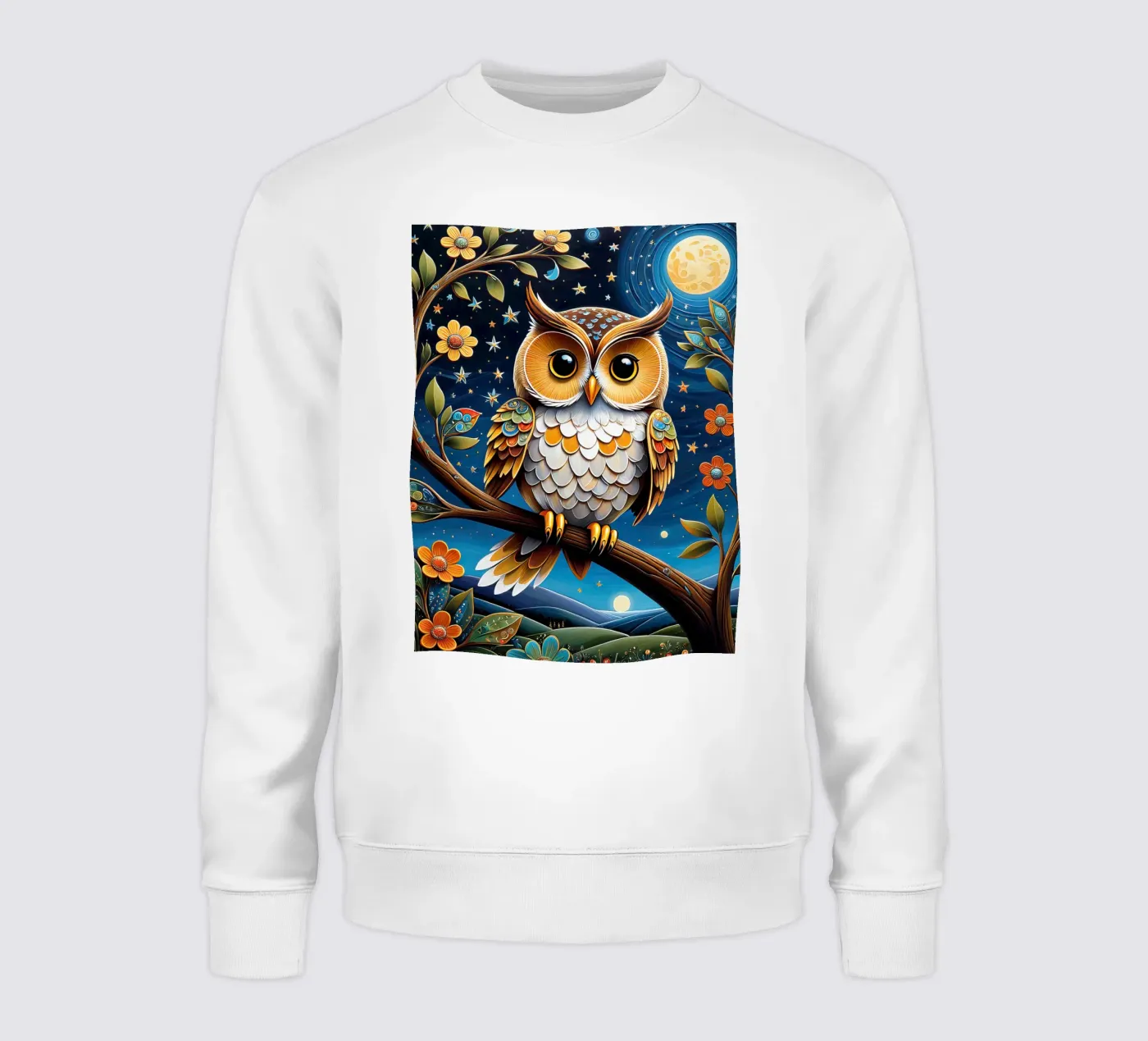 Die Eule Sweatshirt von 🎁 NOBELART