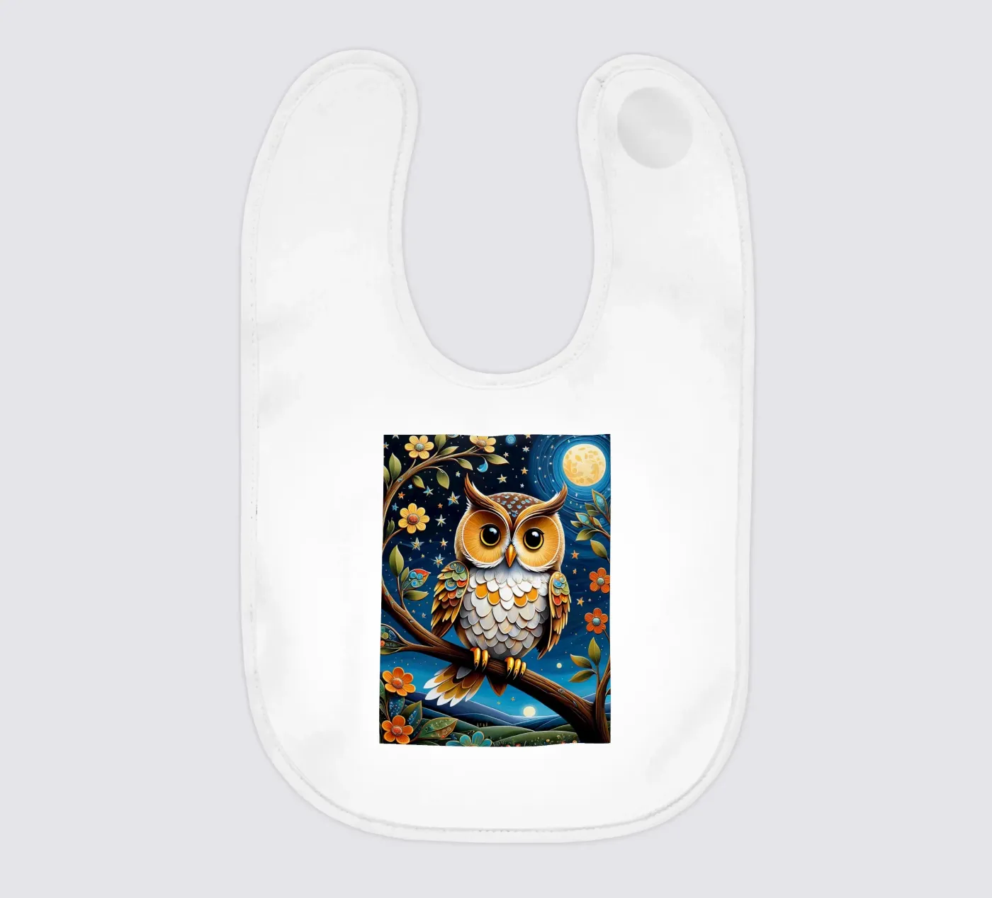 The owl Babylätzchen von 🎁 NOBELART