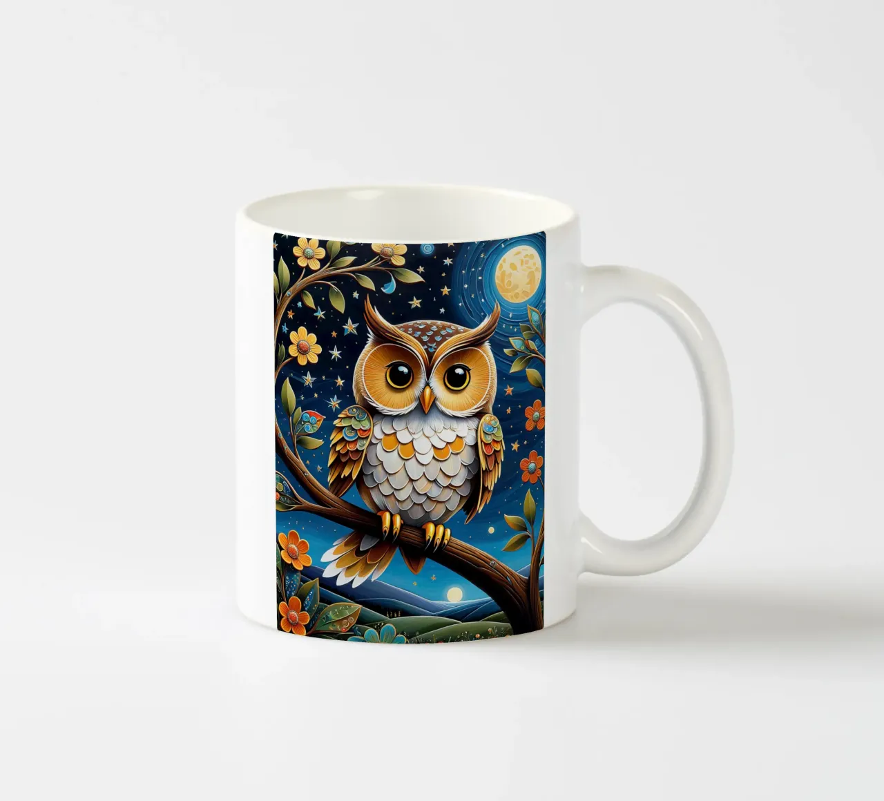 Il gufo tazza in ceramica da ARTVI-SHOP