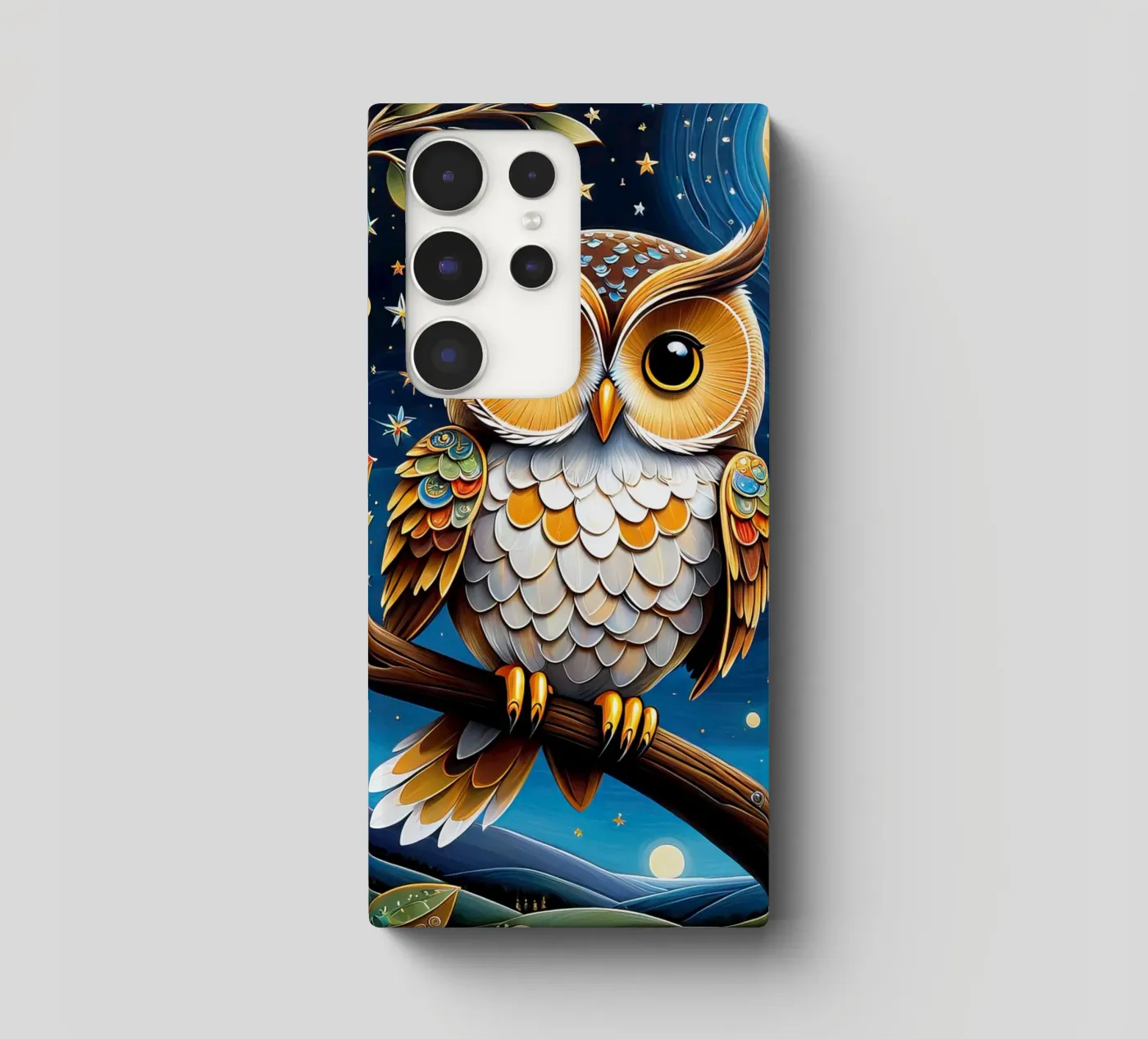 The owl Samsung Hülle von 🎁 NOBELART