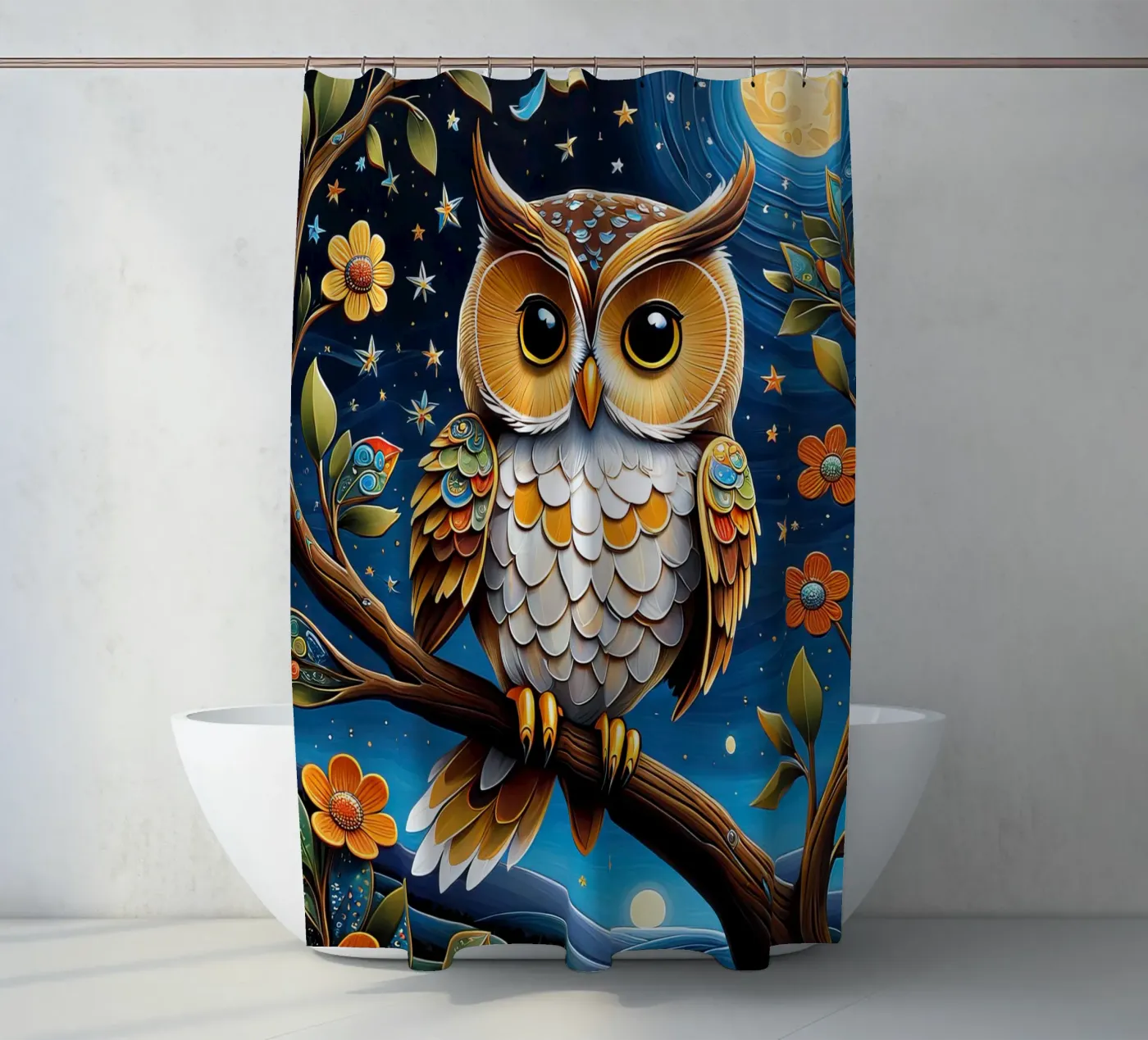 The owl tenda da doccia da 🎁 NOBELART