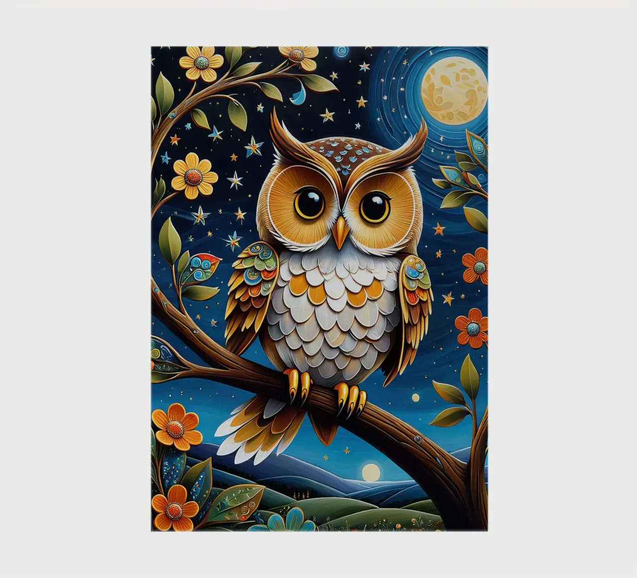 The owl notebook by 🎁 ARTVI-SHOP