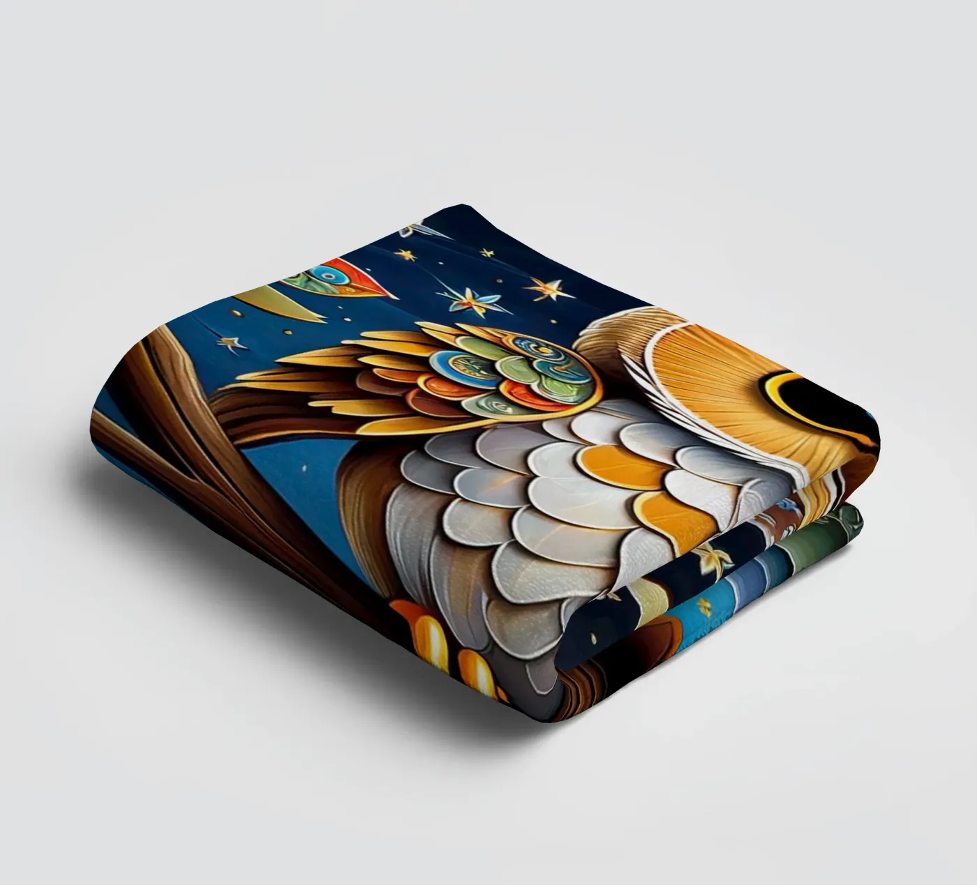 The owl Handtuch von 🎁 NOBELART