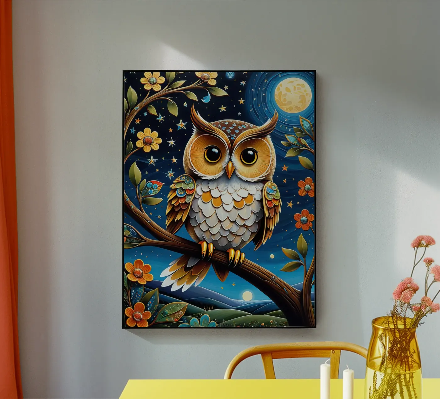 Il gufo plexiglass da 🎁 NOBELART