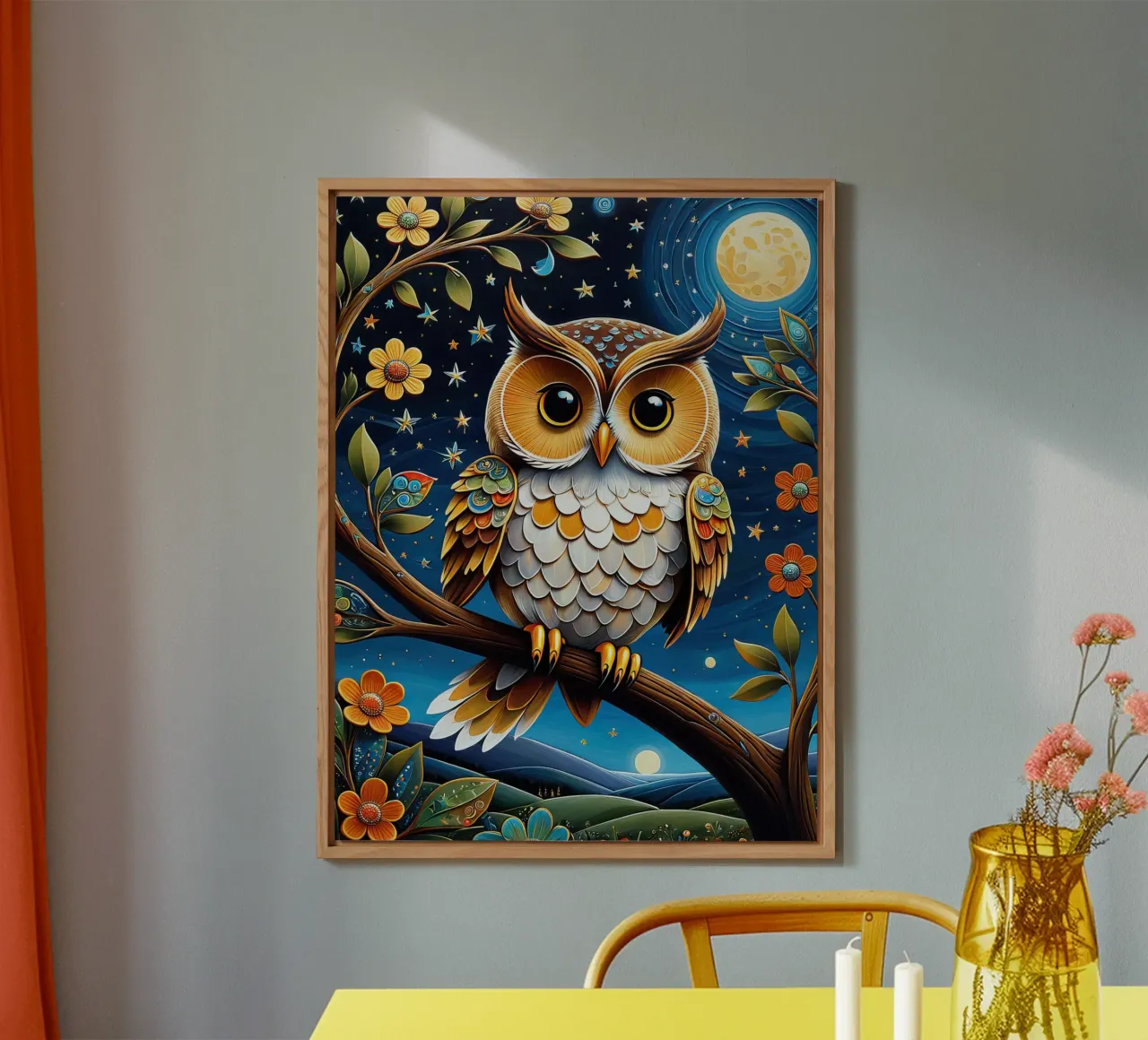 Die Eule Forex-Platte von 🎁 NOBELART