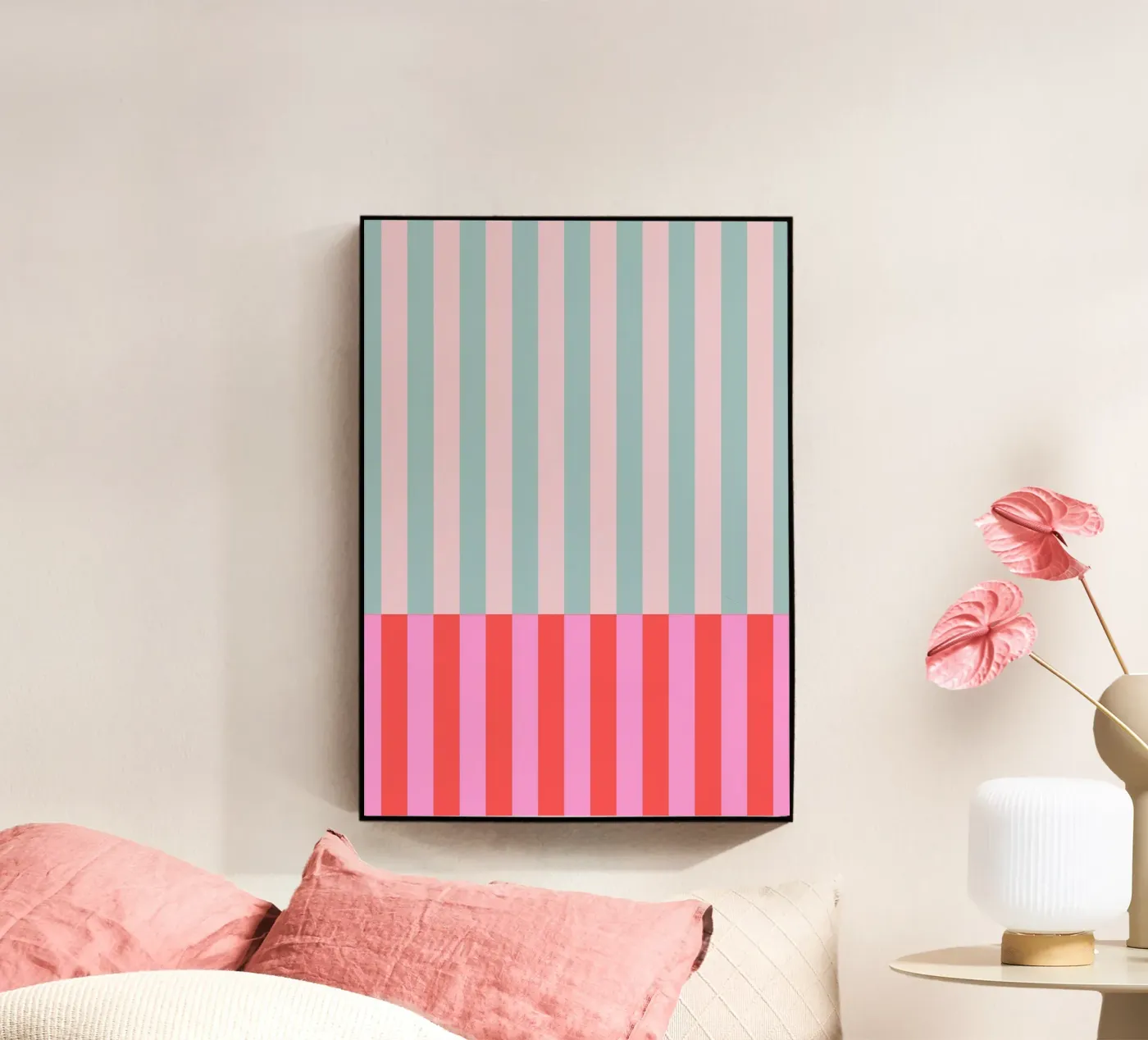 Retro stripes plexiglass da Happypatterns