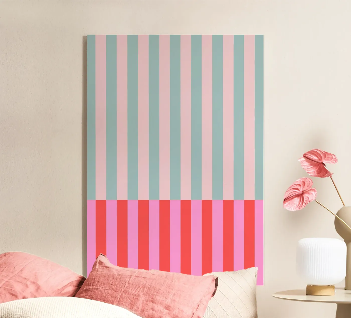 Retro stripes plexiglass da Happypatterns