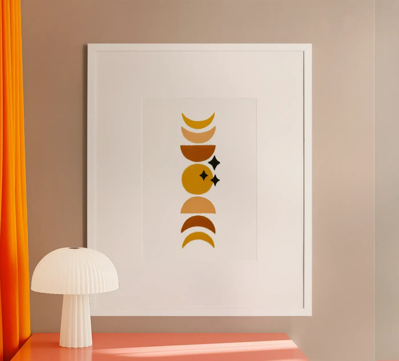 Moon phase poster by Funkydays