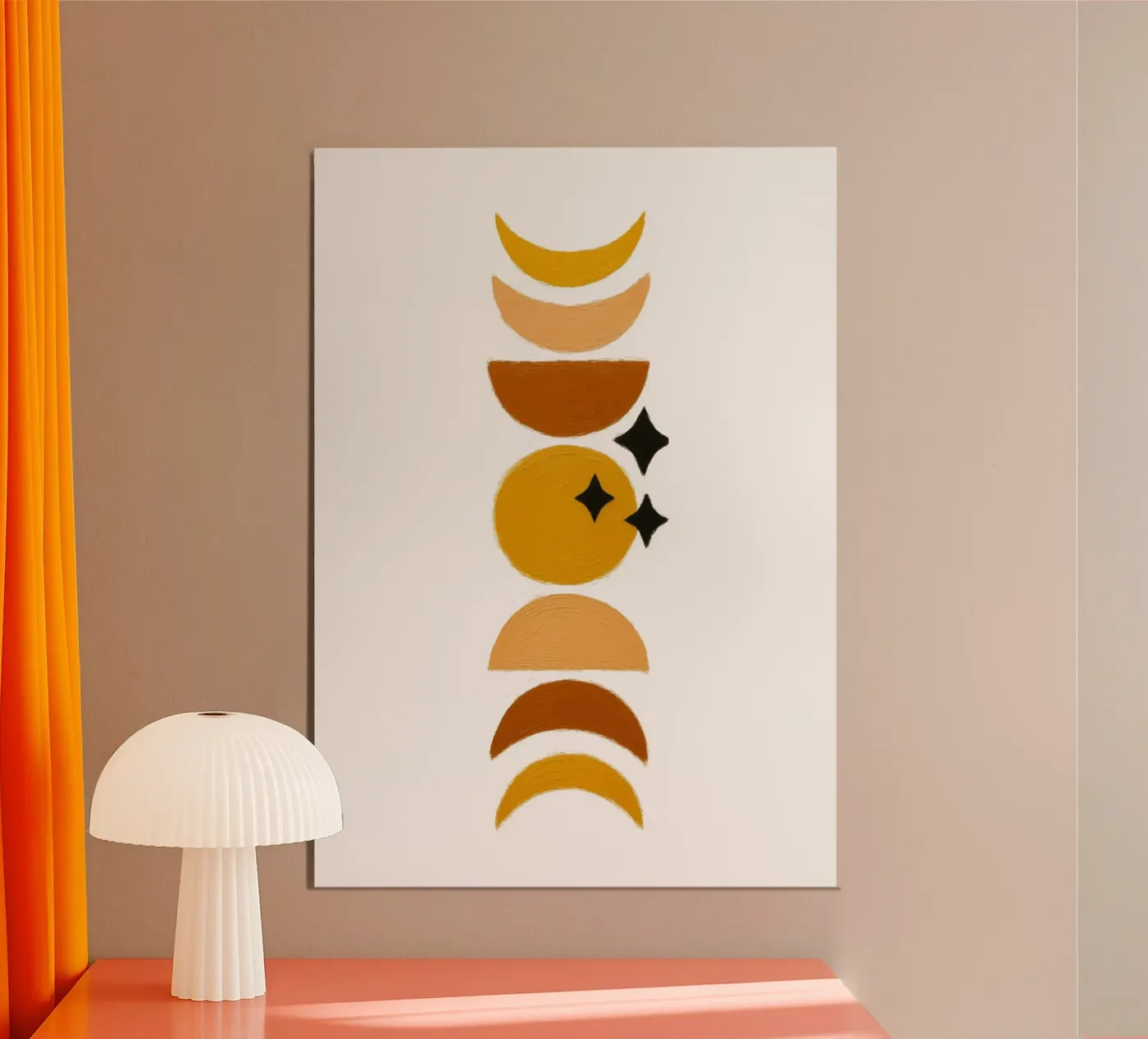 Moon phase poster by Funkydays