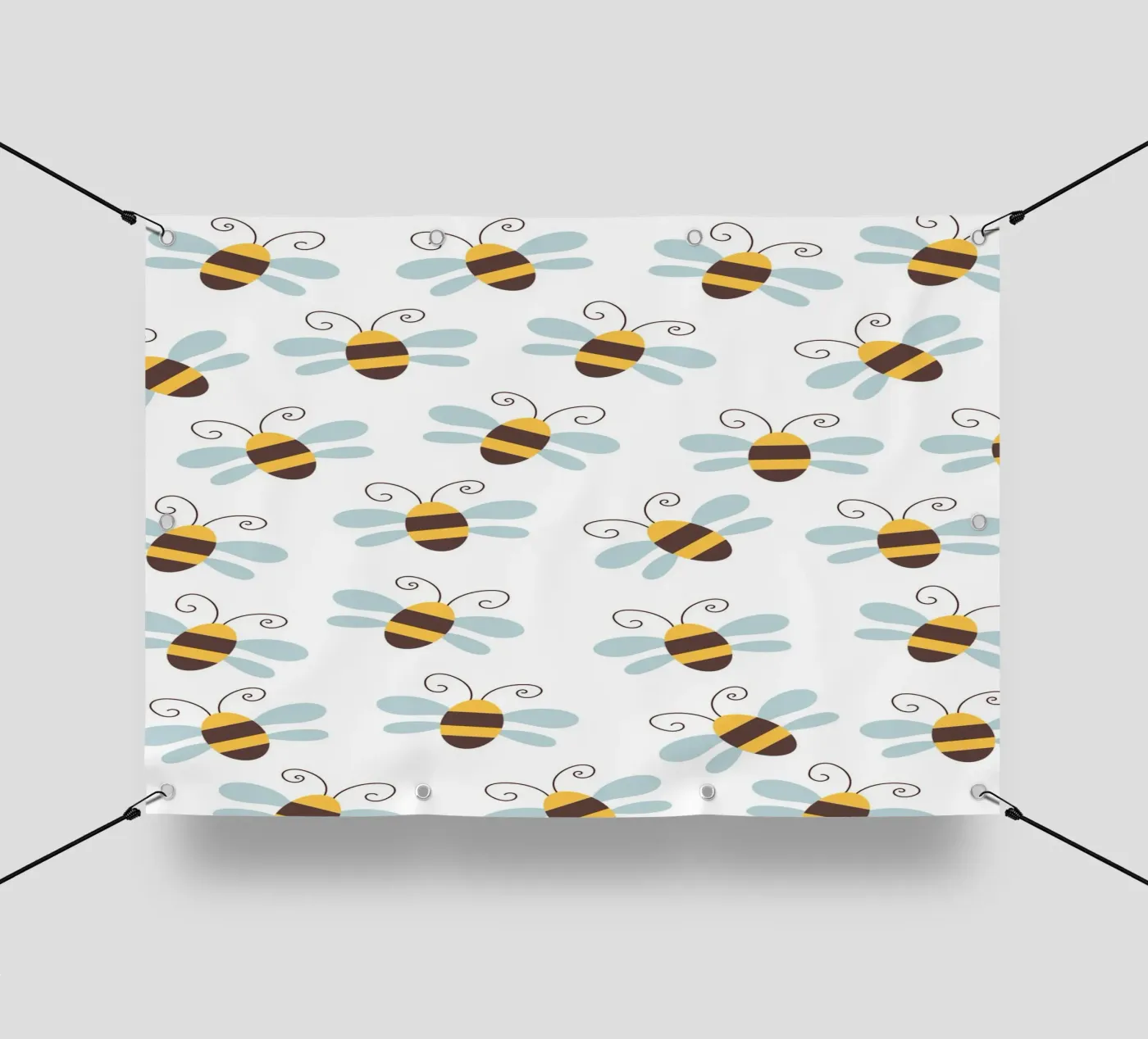 Bees pattern PVC Plane von Happypatterns