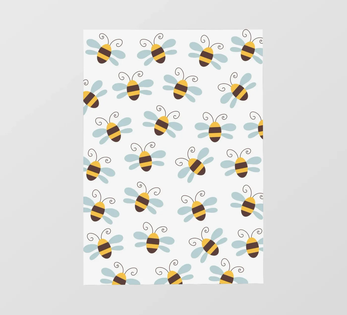Bees pattern PVC Plane von Happypatterns