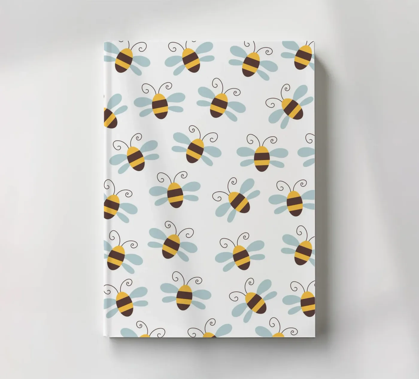 Bees pattern quaderno da Happypatterns