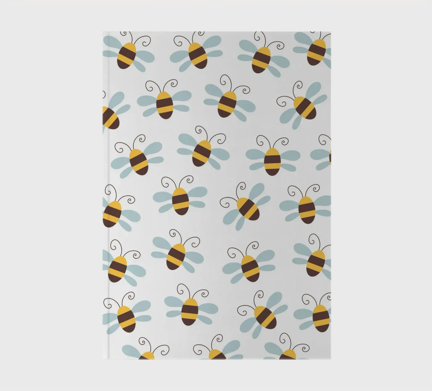 Bees pattern quaderno da Happypatterns