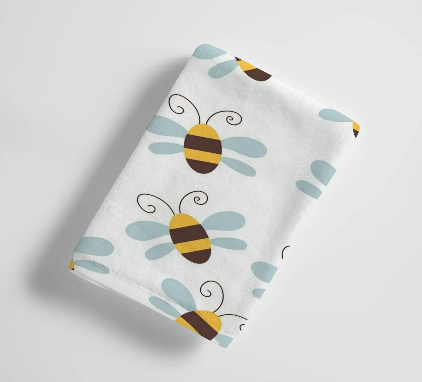Bees pattern Handtuch von Happypatterns