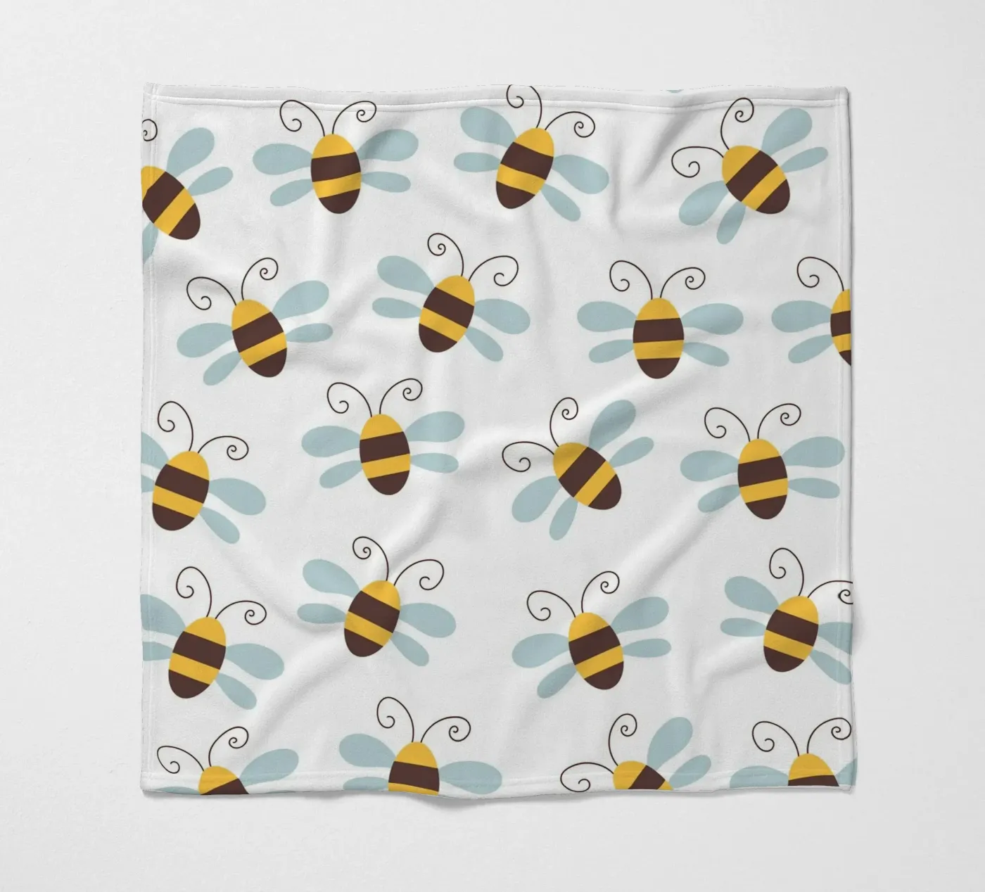 Bees pattern Fleecedecke von Happypatterns